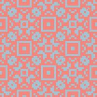 a pink and blue geometric pattern vector