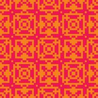 an orange and pink geometric pattern vector