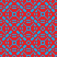a red and blue pattern with squares vector