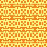 an orange and yellow geometric pattern vector
