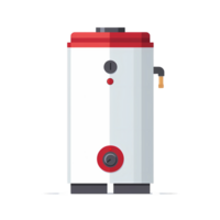 Ai generated water heater icon, water heater flat design. png