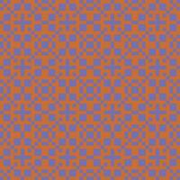 a pattern with orange and blue squares vector
