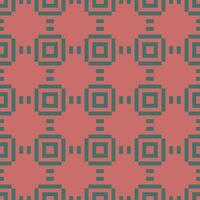 a red and green geometric pattern with squares vector