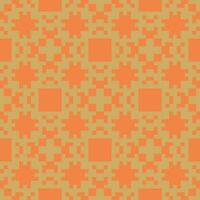 an orange and beige pattern with squares vector