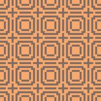 an orange and brown geometric pattern vector