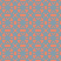 a pattern with orange and gray squares vector