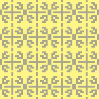 a yellow and gray pattern with squares vector