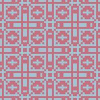 a pink and blue geometric pattern vector