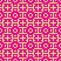 a pink and green geometric pattern vector