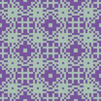 a pixel pattern in purple and green vector