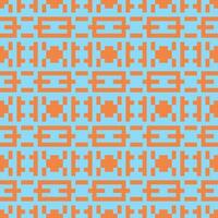 an orange and blue pattern with squares vector