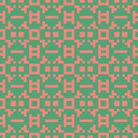 a green and pink geometric pattern vector