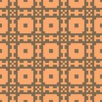 a pattern of squares in orange and brown vector