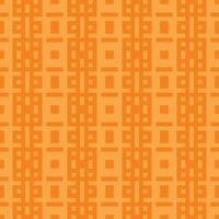 an orange and white pattern with squares vector