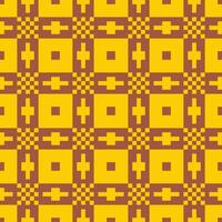 a yellow and maroon pattern with squares vector