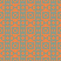 an orange and blue geometric pattern vector