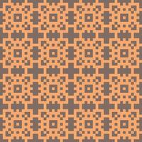 an orange and brown pattern with squares vector