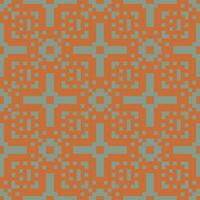 an orange and blue geometric pattern vector