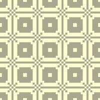 a pattern with squares and squares in gray and beige vector