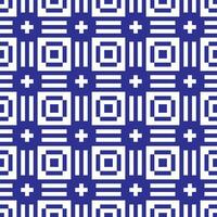 a blue and white geometric pattern vector