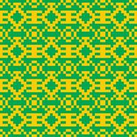 an abstract pattern with yellow and green squares vector