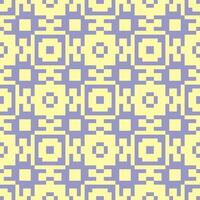 a pixelated pattern in purple and yellow vector