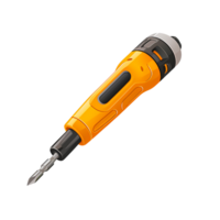 Ai generated yellow screwdriver on a transparent background png