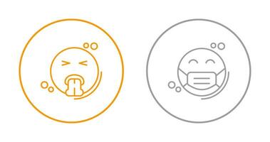 Vomit and Mask Icon vector
