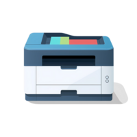 ai gegenereerd printer Aan transparant achtergrond png