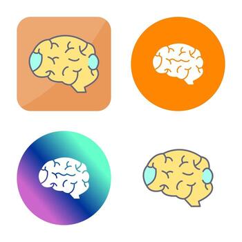 icono de vector de cerebro