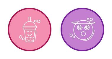 Drink and Dizzy Icon vector