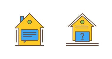 Message and Unknown Icon vector