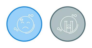 Dissapointment and Crying Icon vector