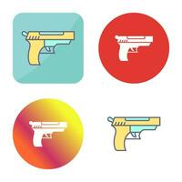 icono de vector de pistola