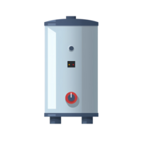 Ai generated water heater icon, water heater flat design. png