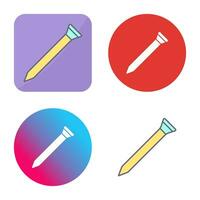 Nail Vector Icon