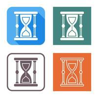 icono de vector de reloj de arena