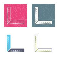 square Ruler Vector Icon