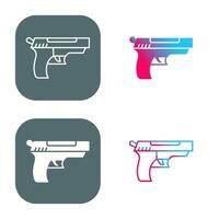 icono de vector de pistola