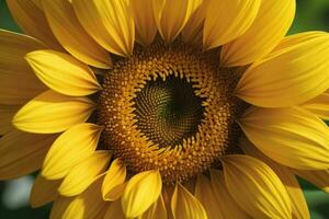 Sunflower. background. AI Generative Pro Photo