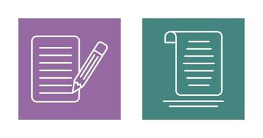 checklist and document  Icon vector