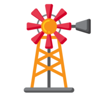 Windmühlen-Icon-Design png