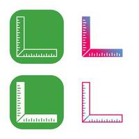 square Ruler Vector Icon