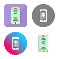 Mobile Battery Vector Icon