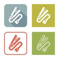 Hair iron Vector Icon