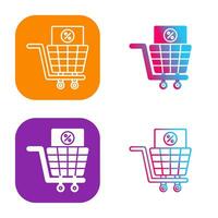 Shopping Tax Vector Icon