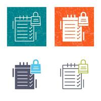 Shopping List Vector Icon