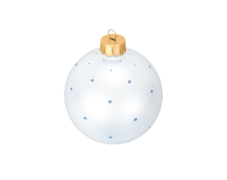 isoliert Weihnachten dekorativ Ball mit Grün Muster auf transparent Hintergrund png