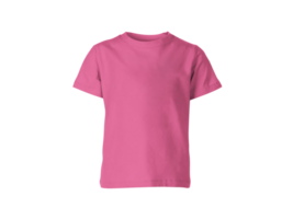 The isolated azalea pink colour blank fashion tee front mockup template png