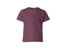 The isolated heather maroon red colour blank fashion tee front mockup template png